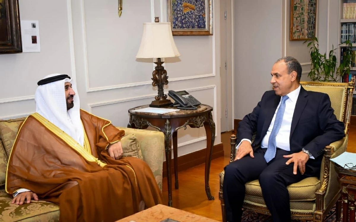 وزير الخارجية يستقبل رئيس البرلمان العربى (تفاصيل)