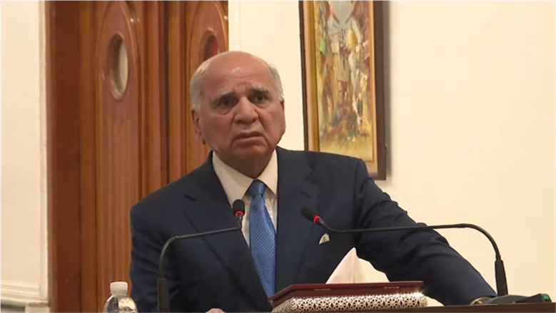 وزير الخارجية العراقي في مؤتمر مع نظيره الإيراني: نتمسك بنبذ الحروب وحل الأزمات عبر المفاوضات