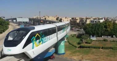 النقل تعدل مواعيد تشغيل مونوريل شرق النيل من 6 صباحاً حتى 9 مساء بدءا من غد